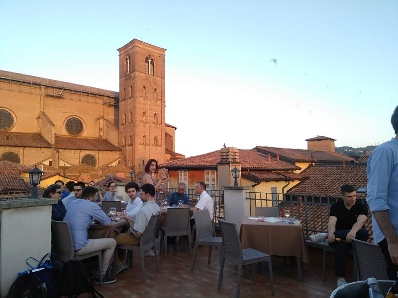 Cena nel centro di Bologna